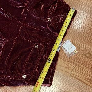 Free People Lotus Velvet Pants Size 31 NWT